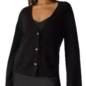 Sanctuary Warms My Heart Cardi in Black, Size Medium